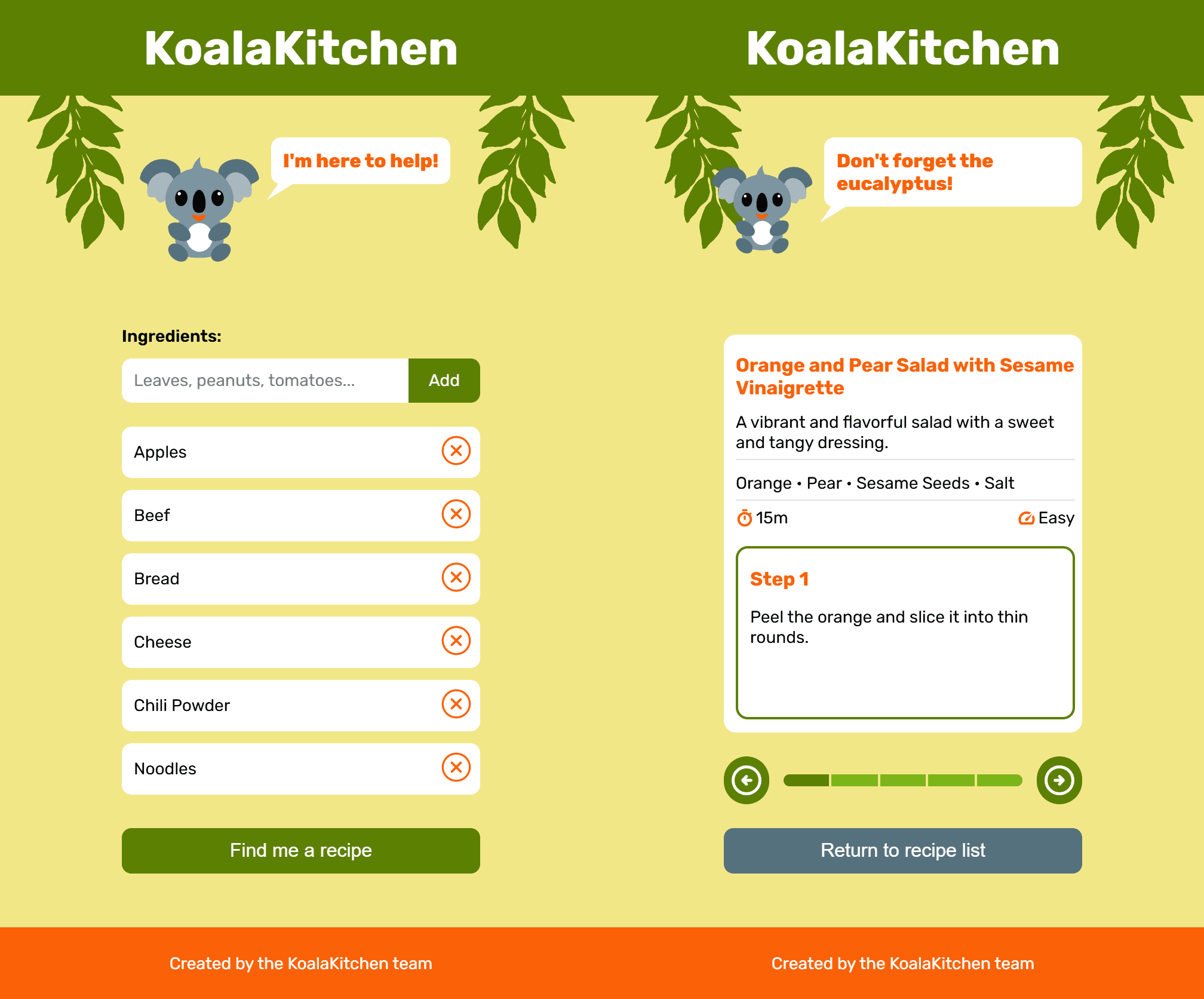 Koala Kitchen Project Image